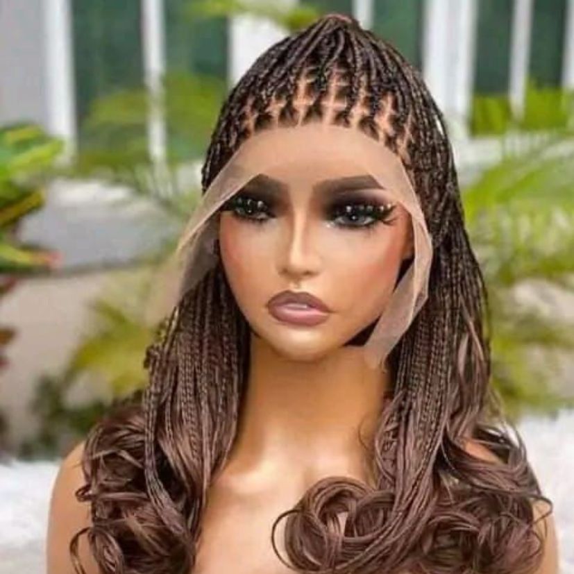 HANDMADE BRAIDED WIG - NO.B7 (1.1LBS) image 0
